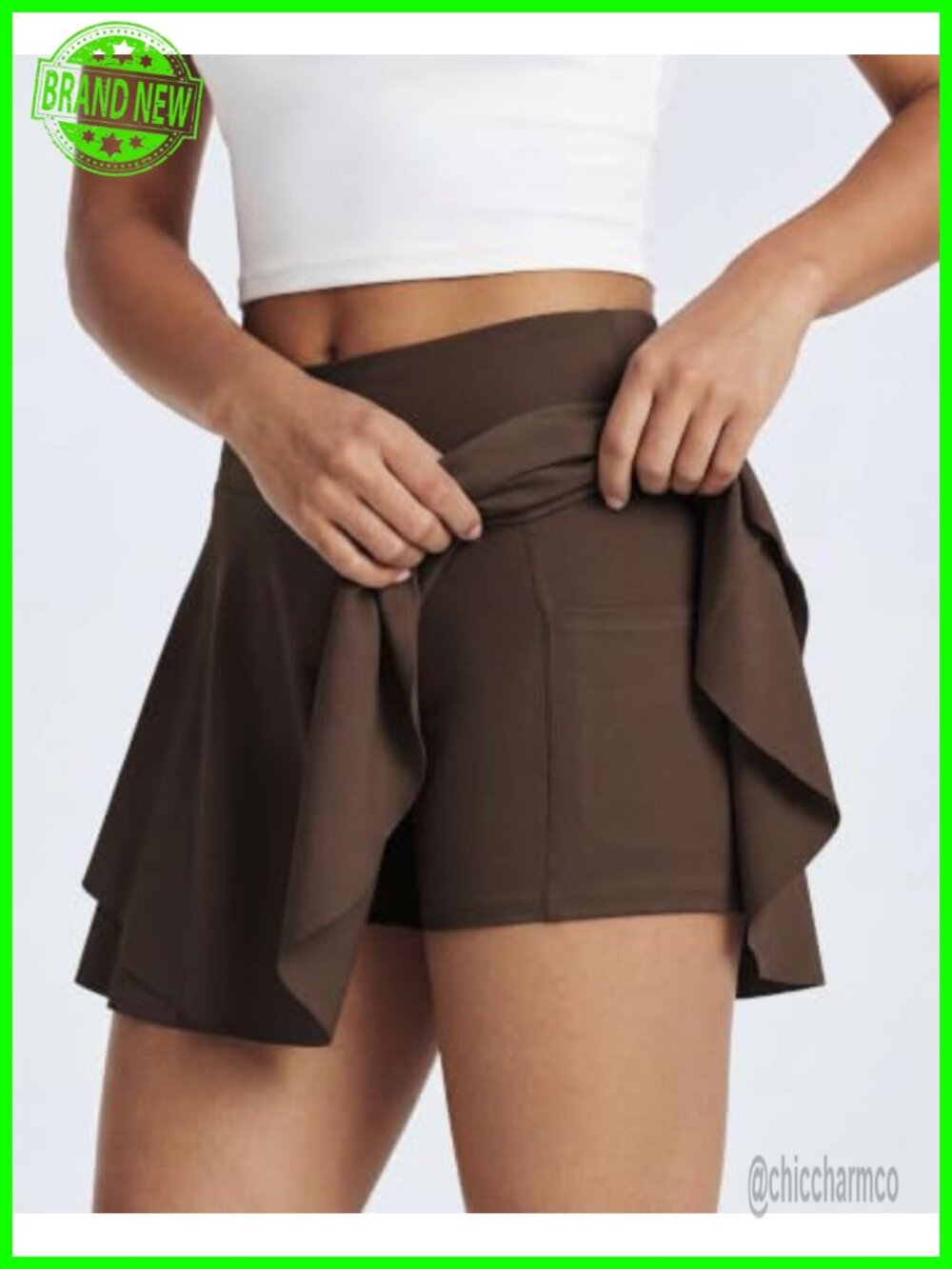 3 Pack Women's Skorts Athletic Tennis Golf Flowy Skirt Mini Shorts Pockets